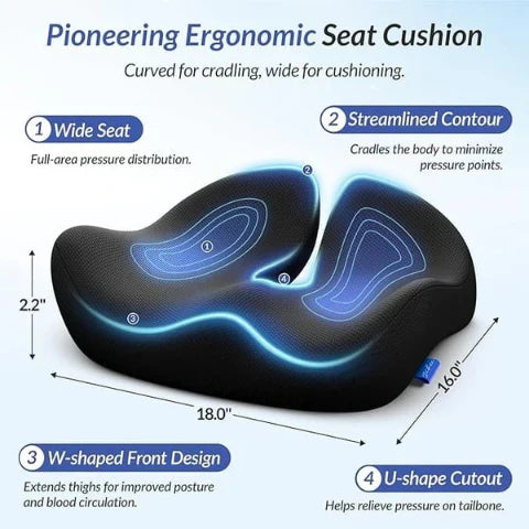 Ergonomic Back  Pain Relief Cushion