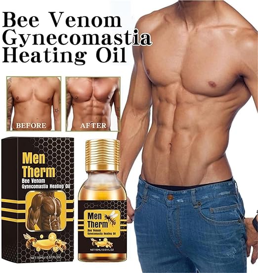 Men Therm Bee Venom Gynecomastia Heating Oil (Original) - زيت التدفئة Men Therm Bee Venom Gynecomastia (الأصلي)