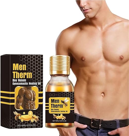 Men Therm Bee Venom Gynecomastia Heating Oil (Original) - زيت التدفئة Men Therm Bee Venom Gynecomastia (الأصلي)